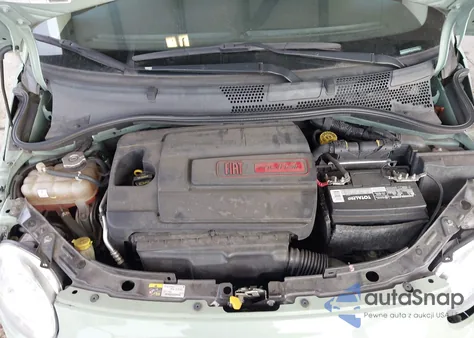 2012 Fiat 500 Pop z USA, uszkodzony, nr VIN 3C3CFFAR0CT365334